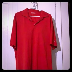 Tiger Woods Red Nike 🏌️‍♀️ Polo